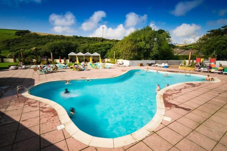 Newquay Bay Porth Caravan Hotel Eksteriør billede